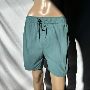 F21 Men’s Turquoise swim trunks shorts